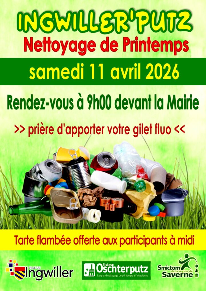 Nettoyage de printemps